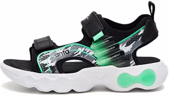 (Preschool) Anta Comfort Sandals 'Black Green' 312339986-4 (Preschool) Anta Comfort Sandals 'Black Green' 312339986-4