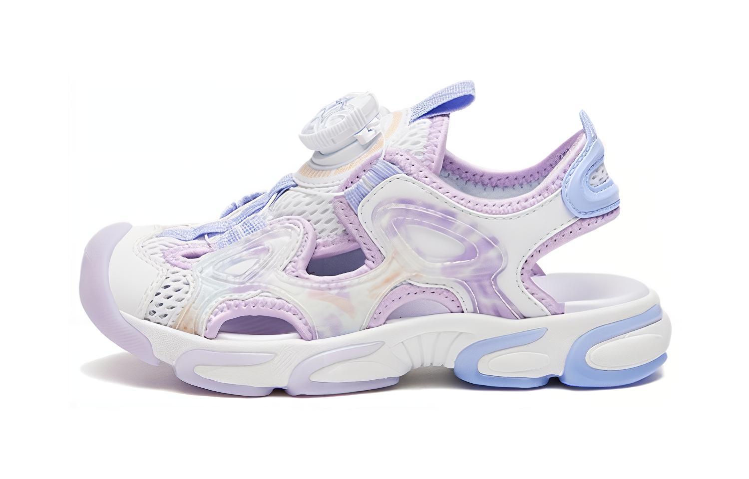 (Preschool) Anta Comfort Versatile Sandal 'White Purple' 322329975-1