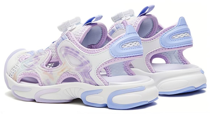(Preschool) Anta Comfort Versatile Sandal 'White Purple' 322329975-1 Lookbook (Preschool) Anta Comfort Versatile Sandal 'White Purple' 322329975-1