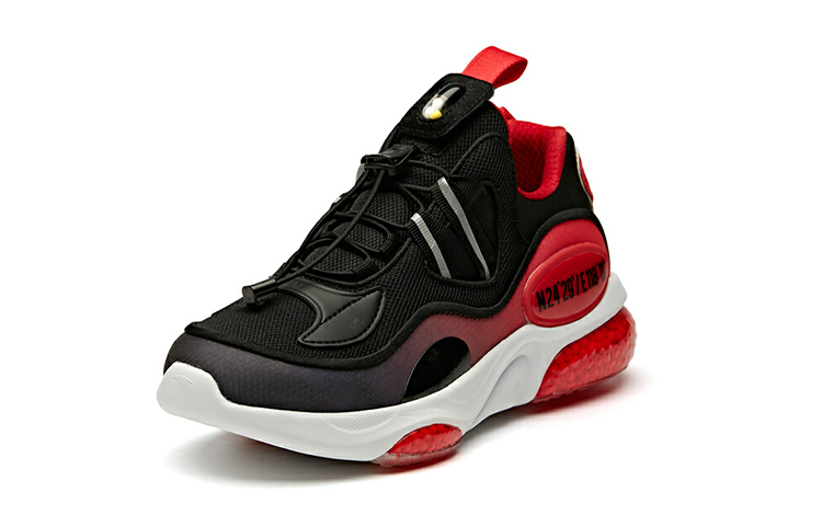 Order (PS) Anta Zapatillas Bajas con Amortiguación 'Negro Rojo Blanco' para Niños 'NYFW' 31948866R-7