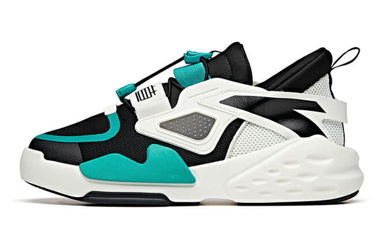 (Preschool) Anta Domineering Casual Low 'Black White Green' 312018856-4