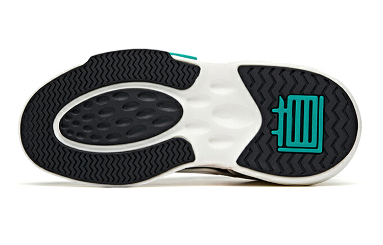 (PS) Anta Domineering Casual Low 'Black White Green' 圖 5