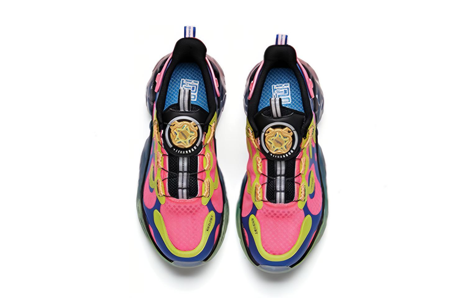 Shop (PS) Anta Elastisch ''Roze Blauw Zwart'' 312025560-1