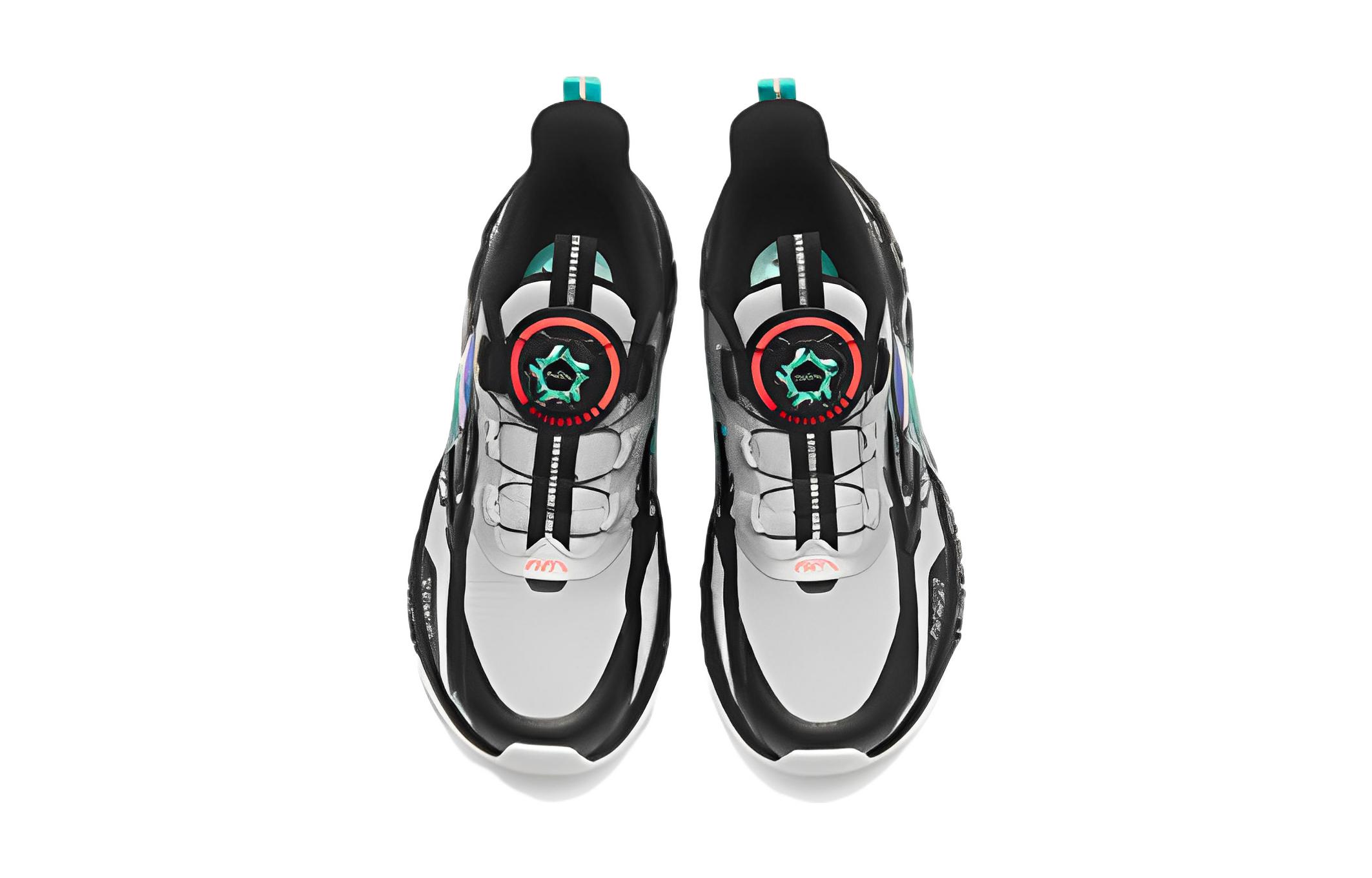 Shop (Preschool) Anta Energy Ring 8.0 Running 'Black Green' 312245581-8