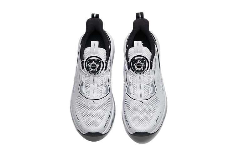 Lookbook 大童 Anta安踏 能量環 防滑耐磨 低幫 兒童跑步鞋 白黑