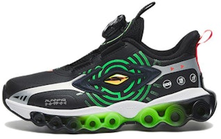 (Preschool) Anta Energy Ring Low 'Black Silver Green' 312249901N-7 (Preschool) Anta Energy Ring Low 'Black Silver Green' 312249901N-7