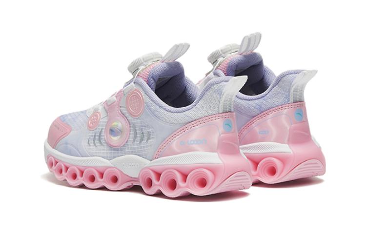 Lookbook 中童 Anta安踏 能量環 防滑耐磨 低筒 跑步鞋 粉紅色