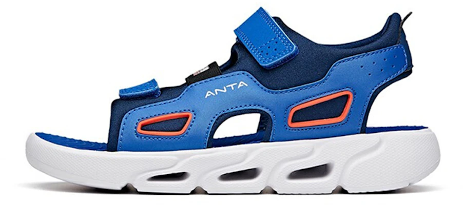 (Preschool) Anta Energy Ring Tech Velcro 'Bright Blue Outdoor Open-Toe Sport Sandals' 312126969A-3 Buy (Preschool) Anta Energy Ring Tech Velcro 'Bright Blue Outdoor Open-Toe Sport Sandals' 312126969A-3