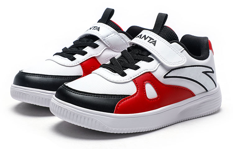Lookbook (Preschool) Anta Fashion Casual Low 'White Red Black' 312249914-1