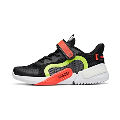 (PS) Anta Fashion Mesh Casual Low 'Black White Orange'