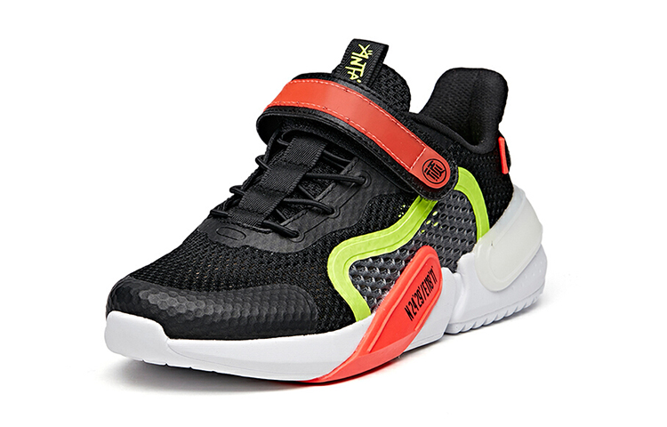 Order (Preschool) Anta Fashion Mesh Casual Low 'Black White Orange' 312028821-2