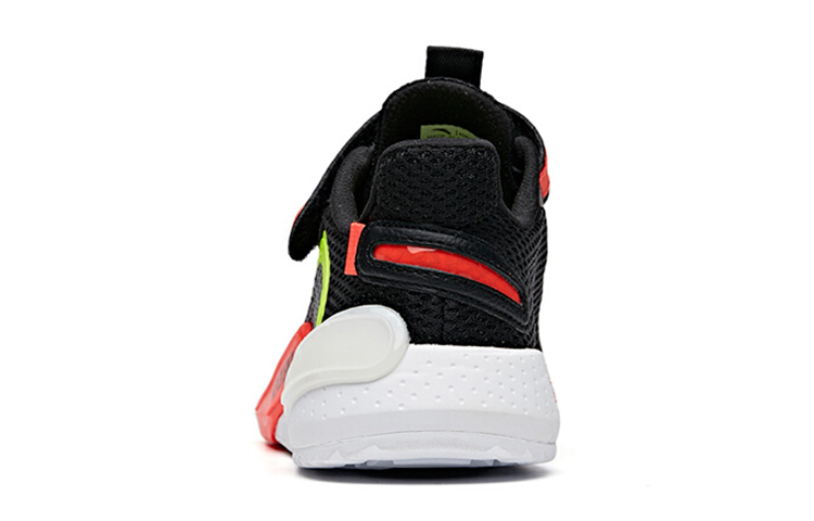 Shop (Preschool) Anta Fashion Mesh Casual Low 'Black White Orange' 312028821-2