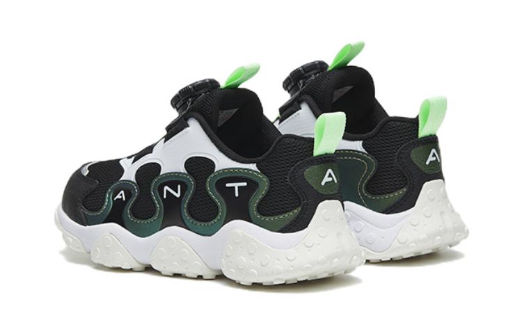 Shop (Preschool) Anta Fashion Trendy Casual Sneaker 'Black and White' 312249917-3