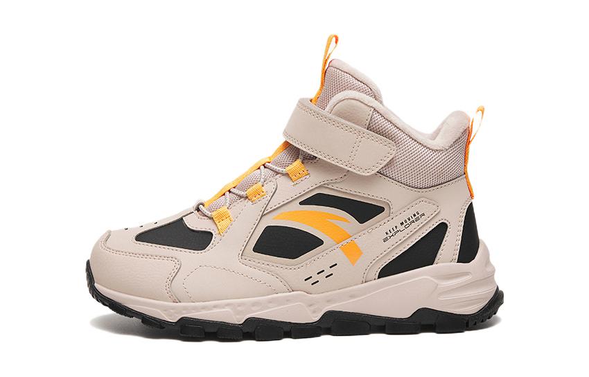 (Preschool) Anta Fashion Warm Casual Sneakers 'Grey Black' A312246901-4