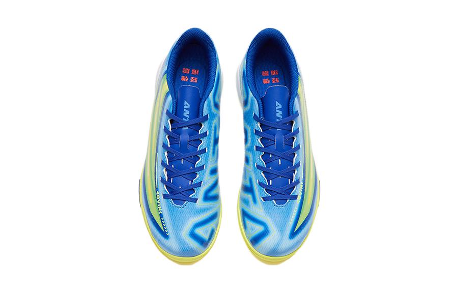 Lookbook (Preschool) Anta Football Shoes 'Blue Yellow' 312322266-3