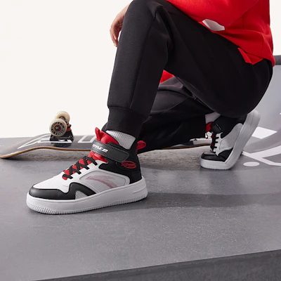 (Preschool) Anta High-Top 'White Black Red' A312338034-2 Sizing (Preschool) Anta High-Top 'White Black Red' A312338034-2