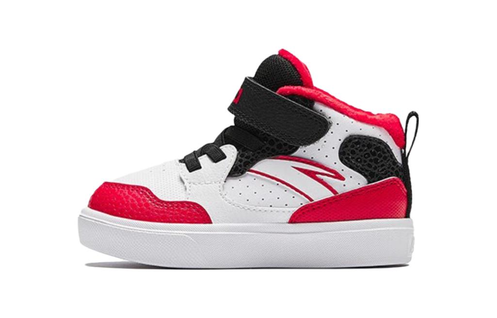 (Preschool) Anta High-Top 'White Black Red' A312340002-1
