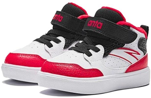 (Preschool) Anta High-Top 'White Black Red' A312340002-1 Lookbook (Preschool) Anta High-Top 'White Black Red' A312340002-1