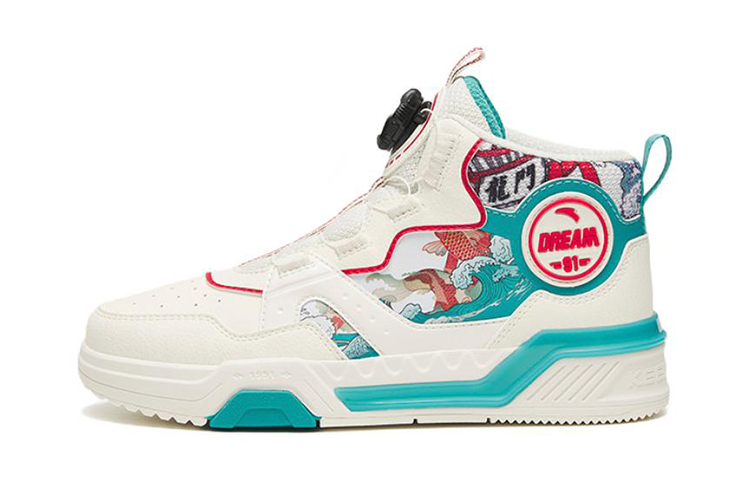 (Preschool) Anta High-Top 'White Blue Red' A312248014-5