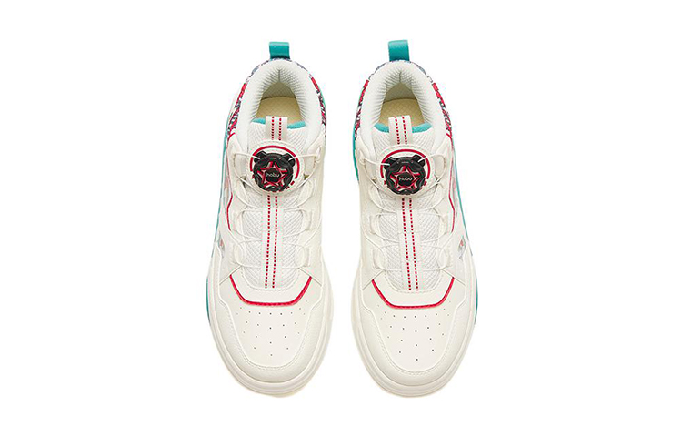 Lookbook (Preschool) Anta High-Top 'White Blue Red' A312248014-5