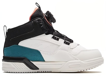 中童 安踏兒童 舒適百搭 減震防滑 高筒 兒童板鞋 白綠色 Order 中童 安踏兒童 舒適百搭 減震防滑 高筒 兒童板鞋 白綠色