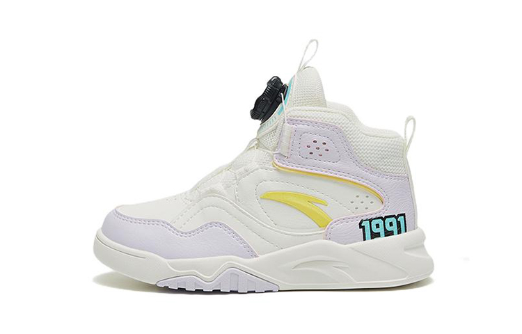 Buy (Preschool) Anta High-Top 'White Purple Yellow' A322249918-1