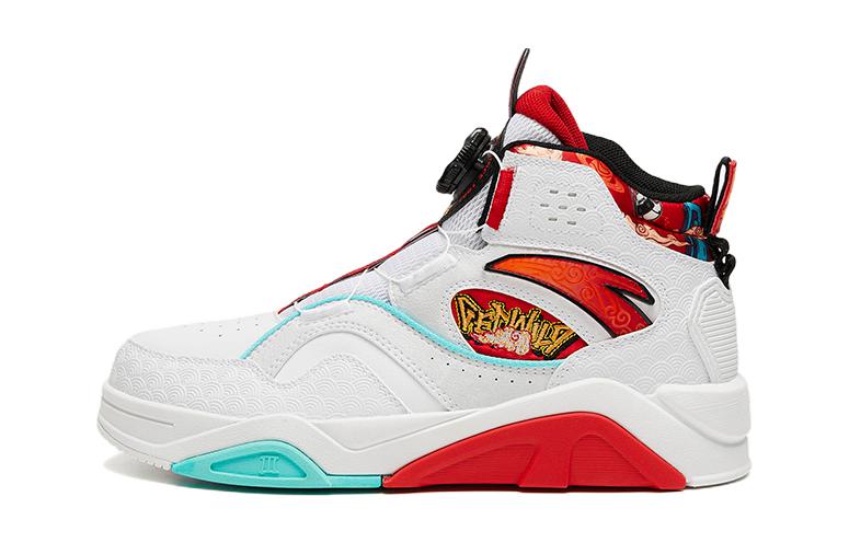 Buy (Preschool) Anta High-Top 'White Red' 'Rabbit Leaping Over Mountains' 312318088-9