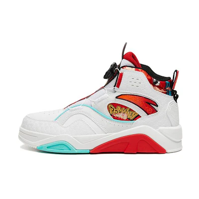 (PS) Anta High-Top 'White Red' 'Rabbit Leaping Over Mountains'