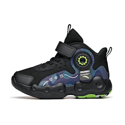 (PS) Anta High-Top Basketball 'Black Blue Green'