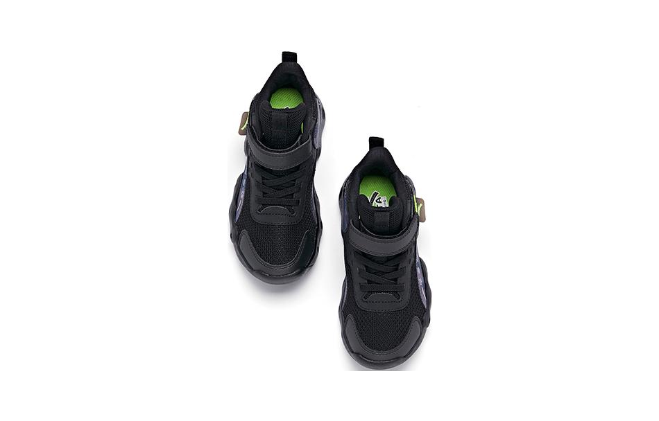 Lookbook (Preschool) Anta High-Top Basketball 'Black Blue Green' A312139932A-3