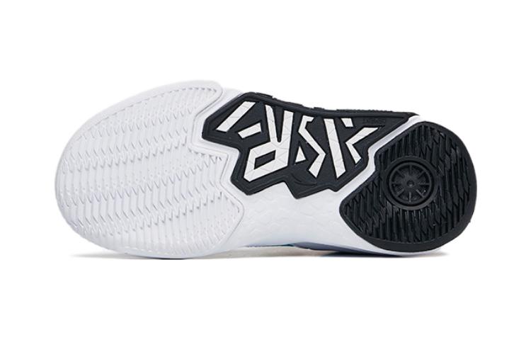 Shop (Preschool) Anta High-Top Basketball 'Cement Buster White Blue Black' A312229966-2
