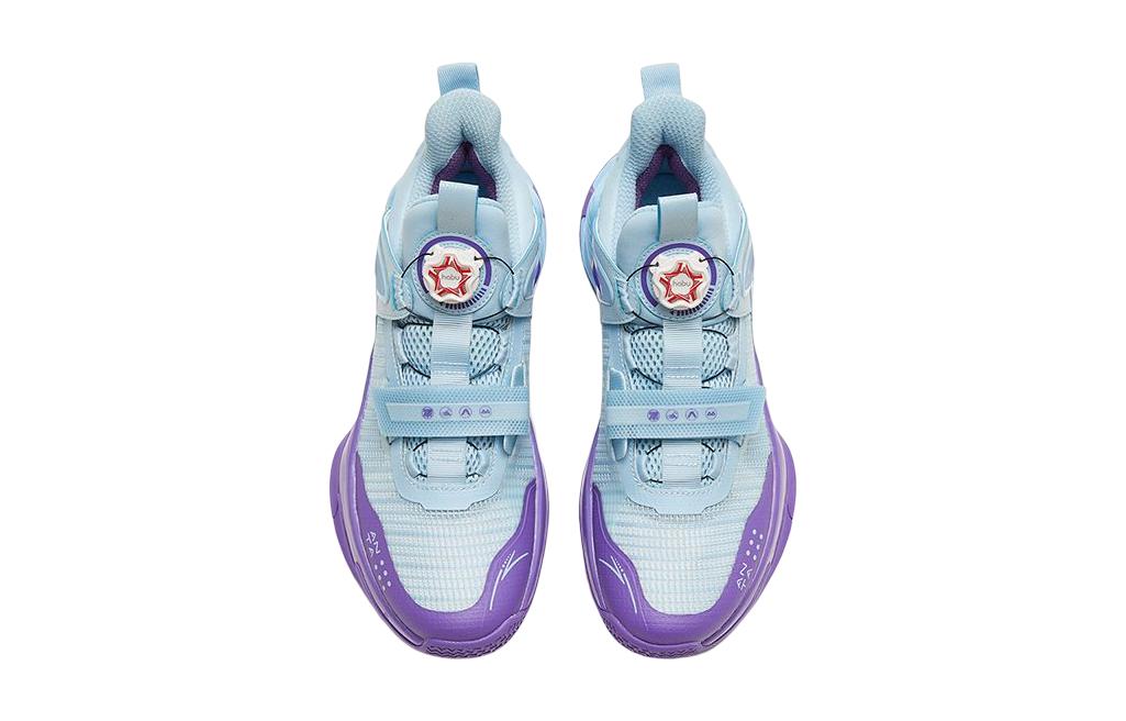 Lookbook (Preschool) Anta High-Top Basketball 'Heavenly Descend - Blue Purple' 312251105-10
