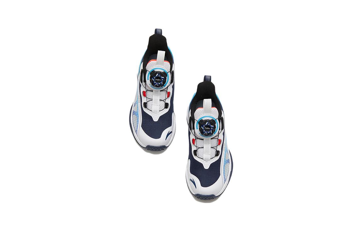 Lookbook (Preschool) Anta High-Top Basketball 'Nishikigoi White Blue' A312329901-1