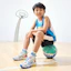 Details for (Preschool) Anta High-Top Basketball 'White Orange Blue' A312329901-2