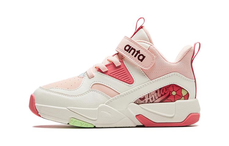 (Preschool) Anta High-Top Basketball Shoes 'Comfortable Pink' A322419903-1