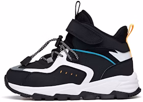 (Preschool) Anta High-Top Leather Casual Sneakers 'Black White Grey Fleece' A312149961-1 (Preschool) Anta High-Top Leather Casual Sneakers 'Black White Grey Fleece' A312149961-1