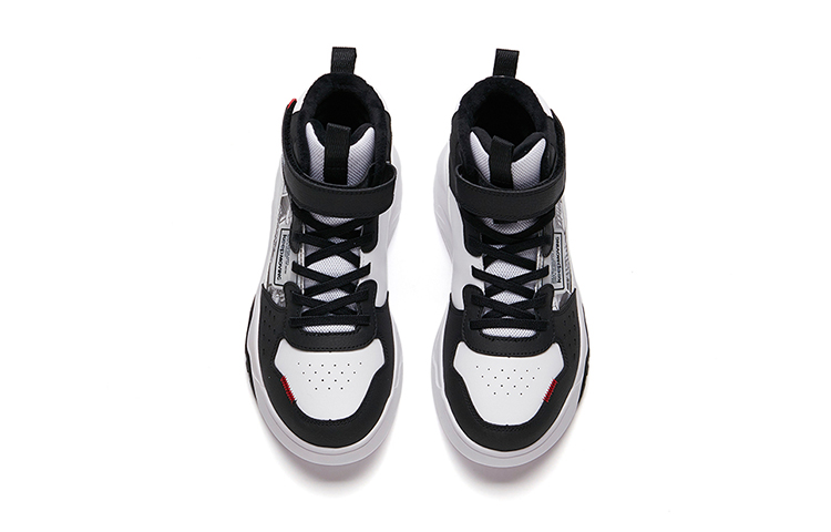 (PS) Anta High-Top Plush 'White Black Red' 圖 3