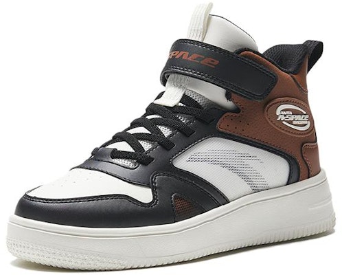(Preschool) Anta High-Top Sneaker 'Black White Brown' A312338034-3 Order (Preschool) Anta High-Top Sneaker 'Black White Brown' A312338034-3
