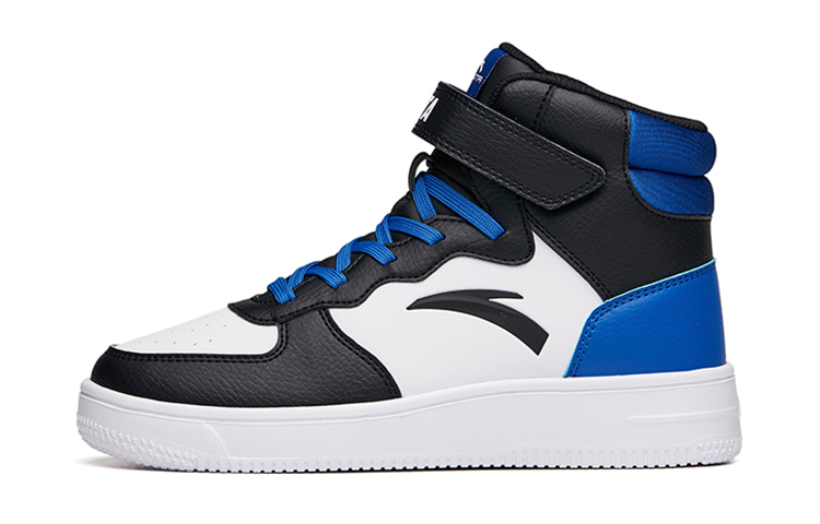 (Preschool) Anta High-Top Sneaker 'White Black Blue' A33038015-3