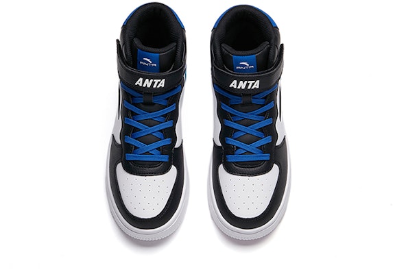 (Preschool) Anta High-Top Sneaker 'White Black Blue' A33038015-3 Lookbook (Preschool) Anta High-Top Sneaker 'White Black Blue' A33038015-3