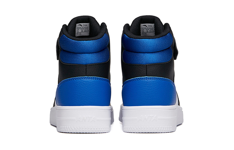 Shop (Preschool) Anta High-Top Sneaker 'White Black Blue' A33038015-3