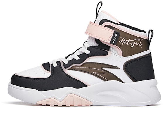 (Preschool) Anta High-Top Sneaker 'White Black Pink' A322138030-5 Buy (Preschool) Anta High-Top Sneaker 'White Black Pink' A322138030-5