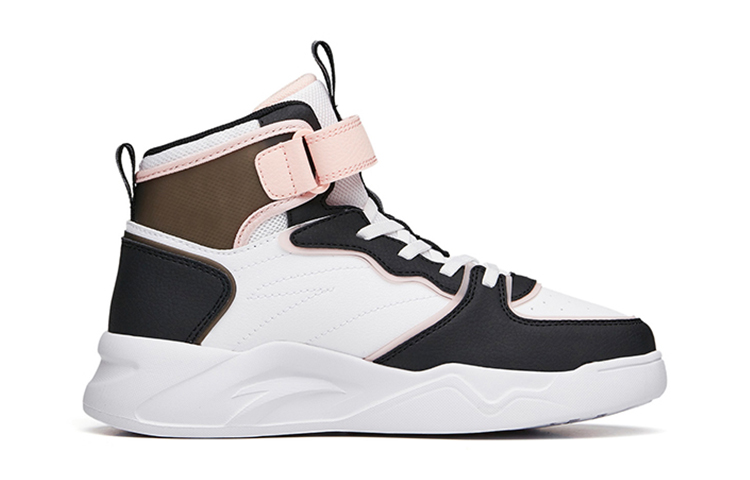 Order (Preschool) Anta High-Top Sneaker 'White Black Pink' A322138030-5