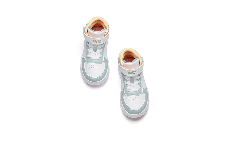 Lookbook (Preschool) Anta High-Top Velcro 'Green White Orange' A33039010H-14