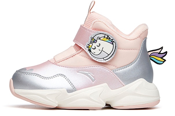 (Preschool) Anta High-Top Velcro 'Pink Silver Fleece' A322146996A-1 Buy (Preschool) Anta High-Top Velcro 'Pink Silver Fleece' A322146996A-1