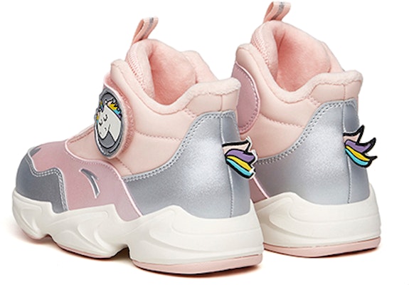 (Preschool) Anta High-Top Velcro 'Pink Silver Fleece' A322146996A-1 Lookbook (Preschool) Anta High-Top Velcro 'Pink Silver Fleece' A322146996A-1