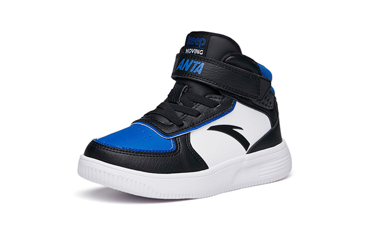 Order (Preschool) Anta High-Top Velcro 'White Black Blue' A33039010H-15
