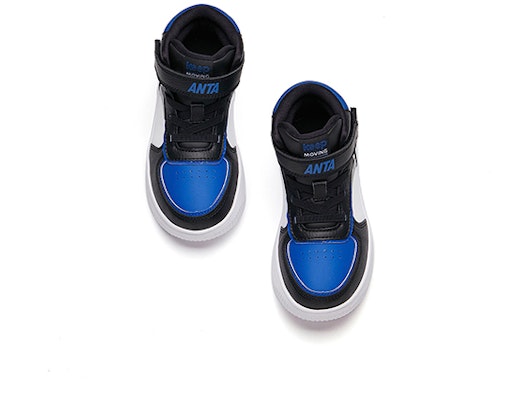 (Preschool) Anta High-Top Velcro 'White Black Blue' A33039010H-15 Lookbook (Preschool) Anta High-Top Velcro 'White Black Blue' A33039010H-15