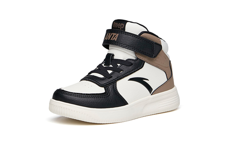 Order (Preschool) Anta High-Top Velcro 'White Black Grey' A33039010H-16