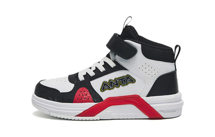 (Preschool) Anta High-Top Velcro 'White Black Red' 312249913-1